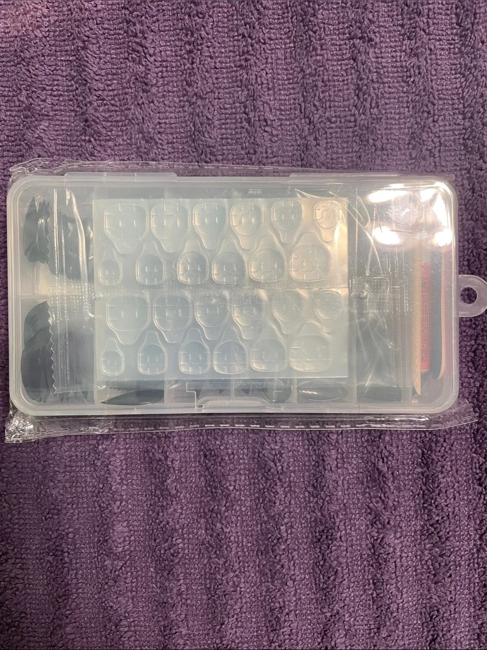 Bellefin Black False Nail Tip Kit - 240 Pieces